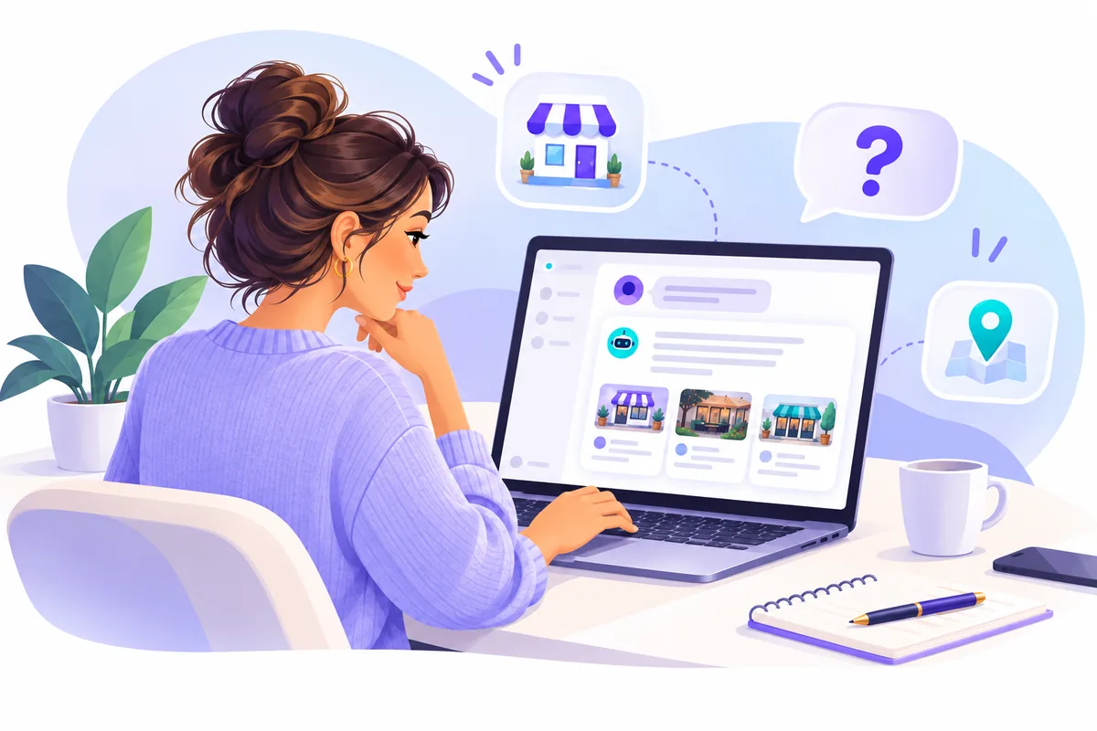 Persona que le pregunta a una inteligencia artificial qué proveedor elegir