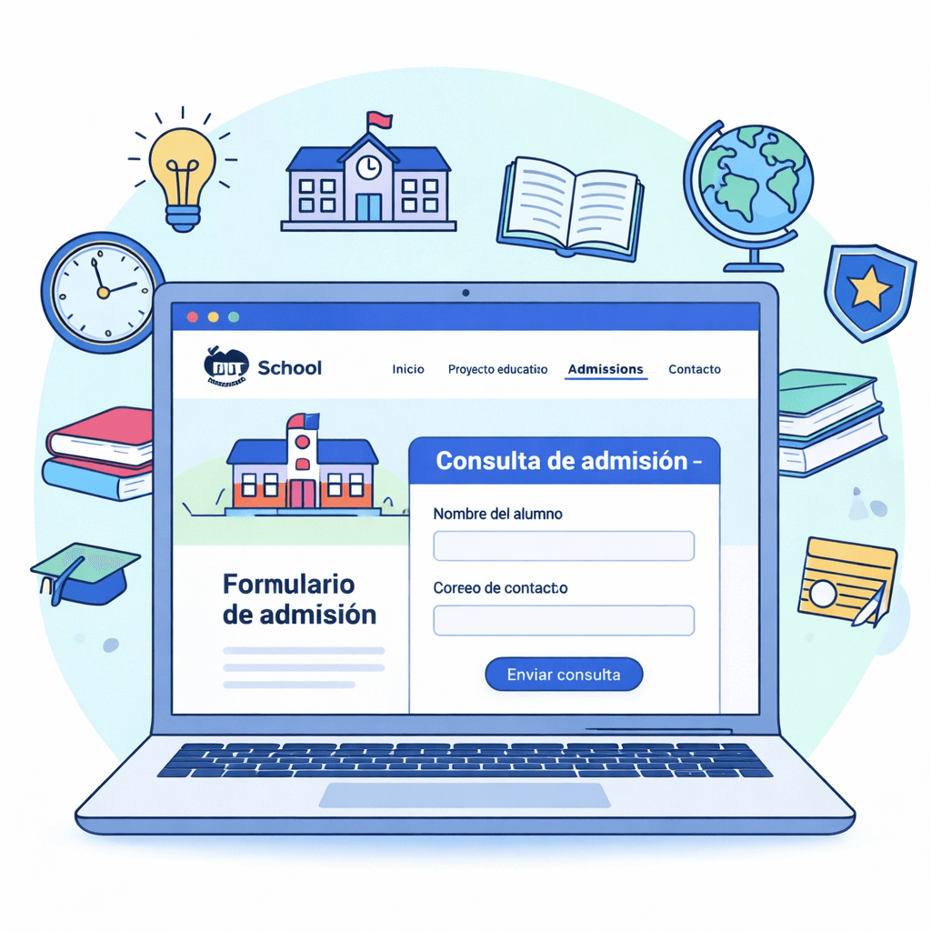Formulario de admisión escolar online