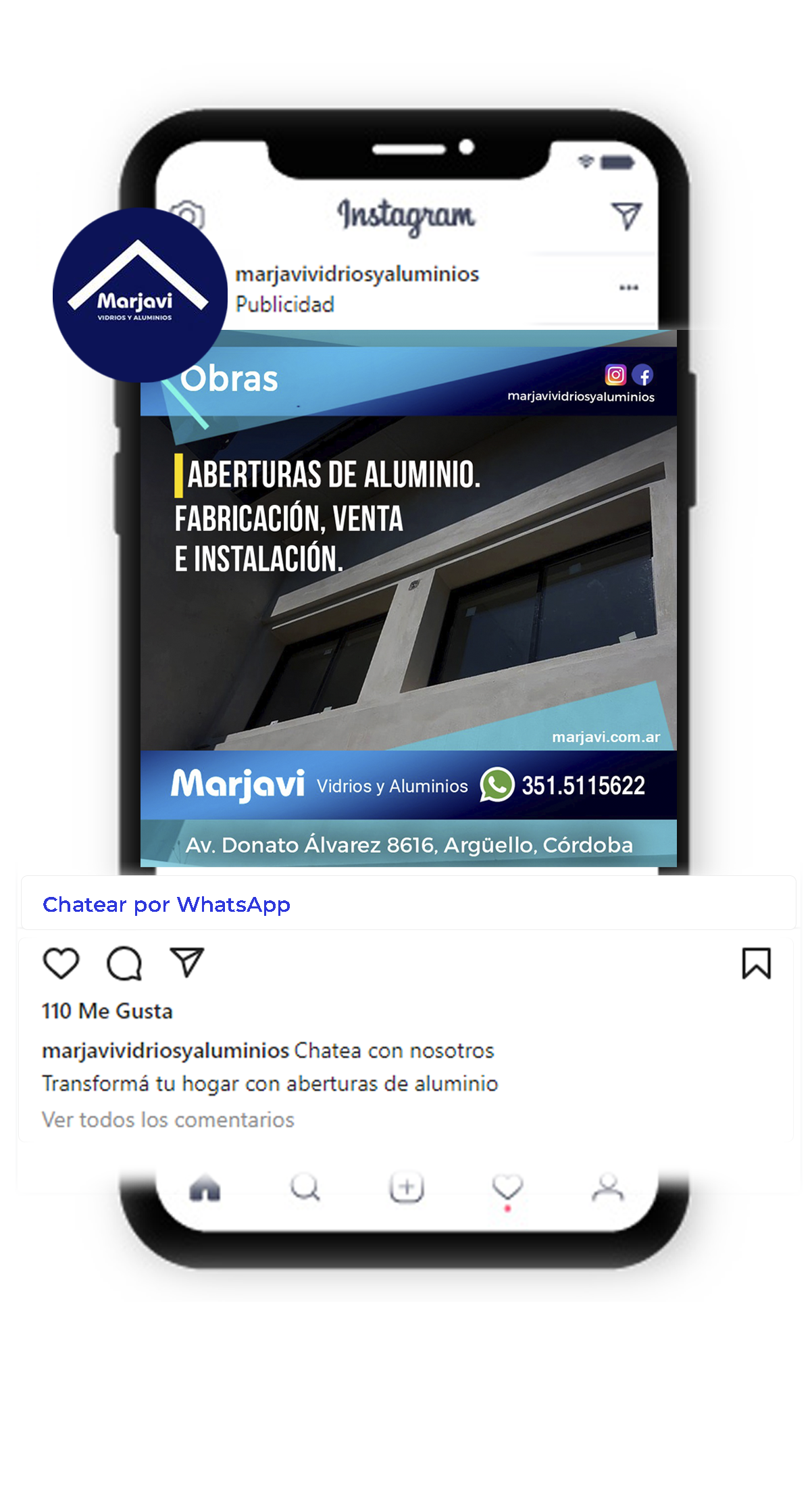 ejemplo Publicidad en Redes Sociales